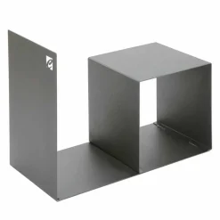 Viadurini Fire Design Kaminholzständer Aus Eisen Und Stahl-Indoor Holzhalter aus farbigem Stahl mit Couchtisch Made in Italy - Cecio