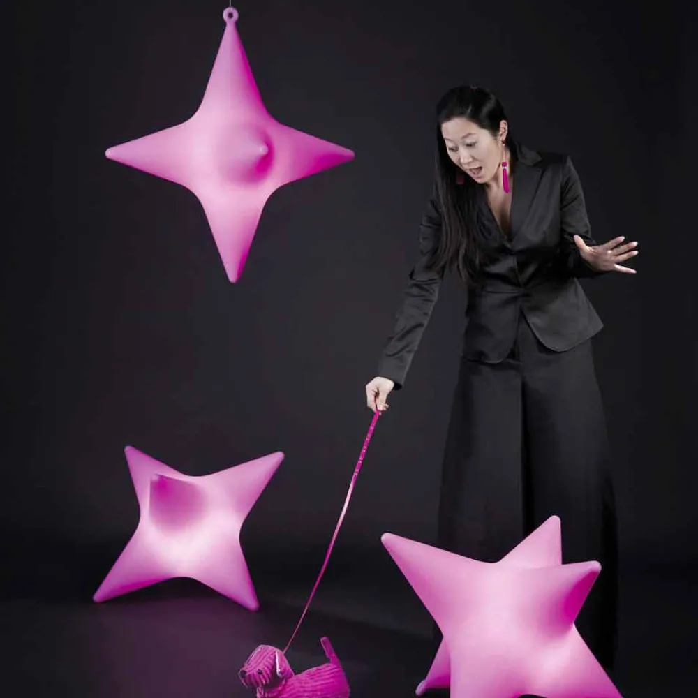SLIDE Moderne Pendelleuchten-Indoor Star-Shaped LED Pendelleuchte Design von - Sirio