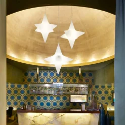 SLIDE Moderne Pendelleuchten-Indoor Star-Shaped LED Pendelleuchte Design von - Sirio