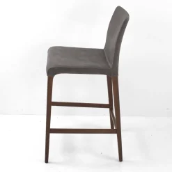 Viadurini Living Küchenhocker-Indoor-Hocker aus Eschenholz und Kunstleder Made in Italy - Floki