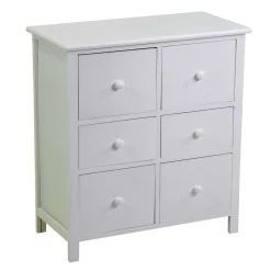 Viadurini Living Sideboards-Indoor-Schrank aus Holz mit 6 Schubladen - Qualle