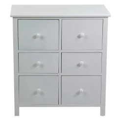 Viadurini Living Sideboards-Indoor-Schrank aus Holz mit 6 Schubladen - Qualle