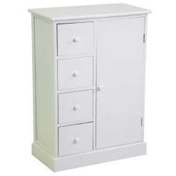 Viadurini Living Sideboards-Indoor-Schrank aus Holz mit 1 Tür und 4 Schubladen - Meduse