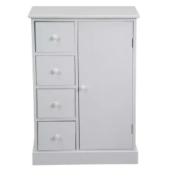 Viadurini Living Sideboards-Indoor-Schrank aus Holz mit 1 Tür und 4 Schubladen - Meduse