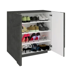 Viadurini Living Schuhschrank-Indoor-Schuhschrank mit 2 Melamintüren Made in Italy - Naditza