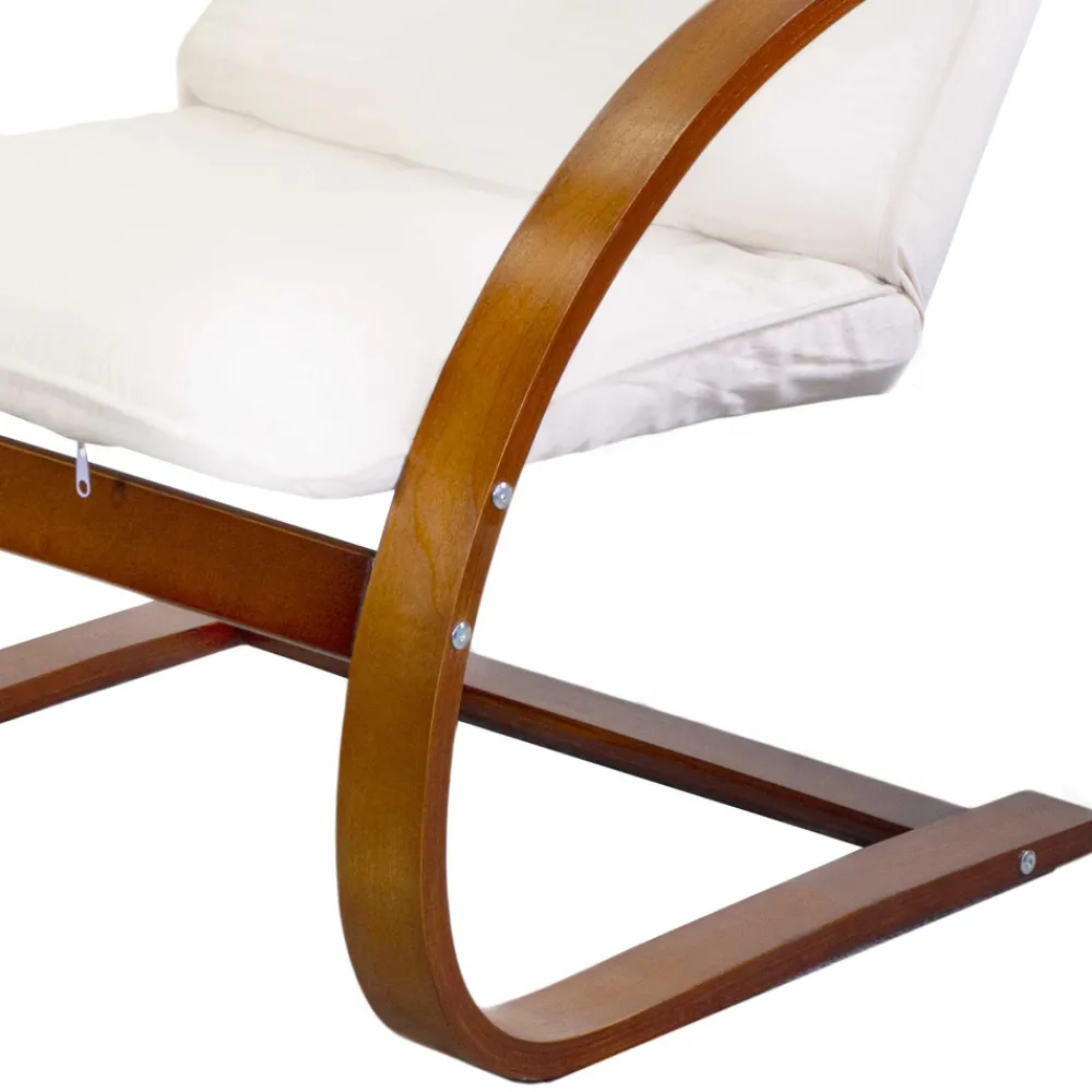 Viadurini Living Moderne Sessel-Indoor-Sessel aus Birkenholz und Stoff - Abissi