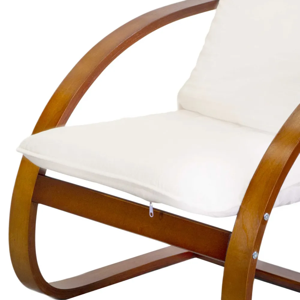 Viadurini Living Moderne Sessel-Indoor-Sessel aus Birkenholz und Stoff - Abissi