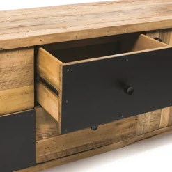 Viadurini Living Anrichte-Indoor-Sideboard mit einer Tür, 4 Schubladen und Metallfüßen - Slide