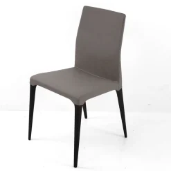 Viadurini Living Moderne Stühle-Indoor-Stuhl aus Eschenholz und Kunstleder Made in Italy - Floki