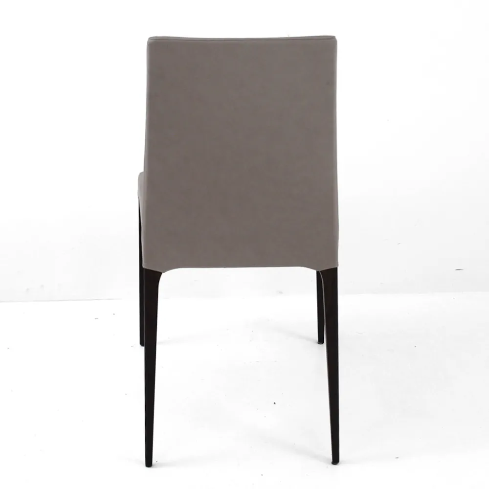 Viadurini Living Moderne Stühle-Indoor-Stuhl aus Eschenholz und Kunstleder Made in Italy - Floki