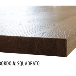 Viadurini Living Esstische Nach Mass|Esstische-Indoor-Tisch mit Platte und Beinen aus Eiche Made in Italy - Geolier