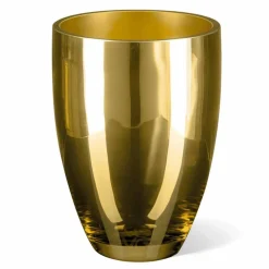 Viadurini Living Deko Vasen-Indoor-Vase aus mundgeblasenem Glas Gold-Finish Handgefertigt in Italien - Taka