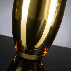 Viadurini Living Deko Vasen-Indoor-Vase aus mundgeblasenem Glas Gold-Finish Handgefertigt in Italien - Taka
