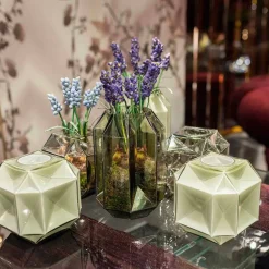 Viadurini Living Deko Artikel Und Wohnaccessoires-Indoor-Vase aus poliertem Glas, handgefertigt in Italien - Flock