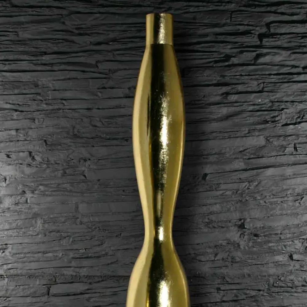 Viadurini Living Deko Vasen-Indoor-Vase in Harz-Gold- oder Blattsilber-Finish Made in Italy - Quarto