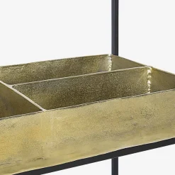 Viadurini Living Konsolentisch Flur-Industriedesign-Konsole aus Stahl und Glas Homemotion - Malpensa