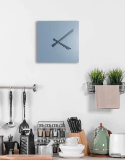 Viadurini Time Design Wanduhren-Industrielle und moderne quadratische Wanduhr von italienischem Design - Titan