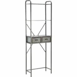 Viadurini Living Badmöbel Hängend-Industrieller Badezimmerschrank aus Eisen im Vintage-Stil mit Schubladen - Pome