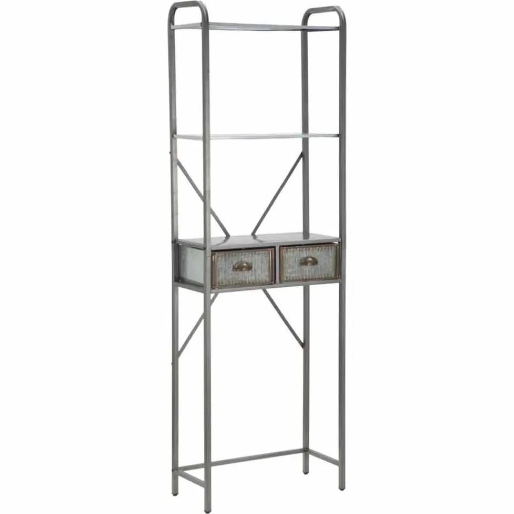 Viadurini Living Badmöbel Hängend-Industrieller Badezimmerschrank aus Eisen im Vintage-Stil mit Schubladen - Pome