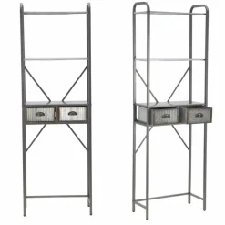 Viadurini Living Badmöbel Hängend-Industrieller Badezimmerschrank aus Eisen im Vintage-Stil mit Schubladen - Pome