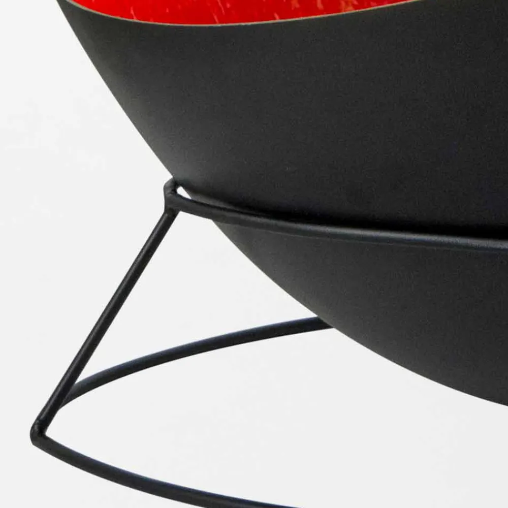 In-es.artdesign Moderne Stehlampen-H2o F farbige Stehleuchte aus Stahl und Nebel