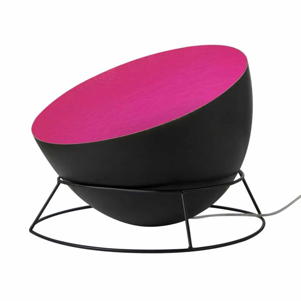 In-es.artdesign Moderne Stehlampen-H2o F farbige Stehleuchte aus Stahl und Nebel