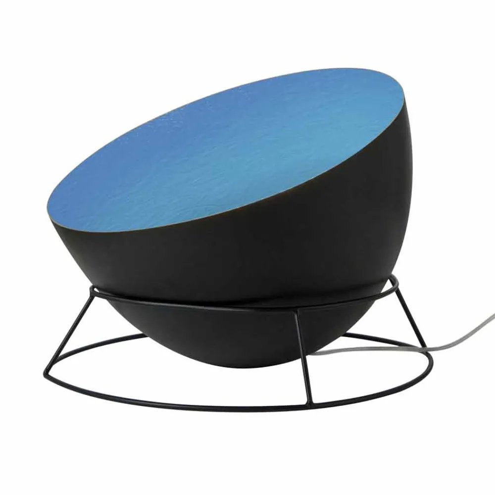 In-es.artdesign Moderne Stehlampen-H2o F farbige Stehleuchte aus Stahl und Nebel