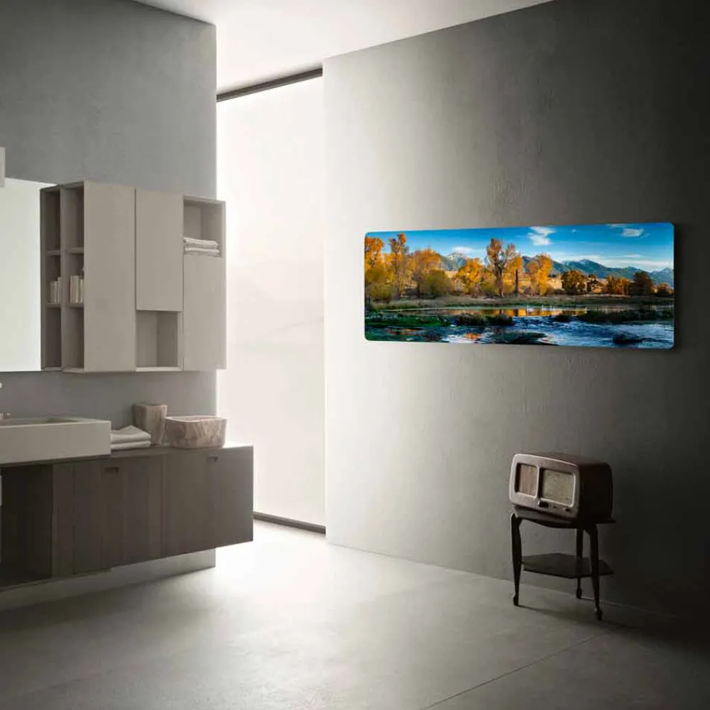 Viadurini Radiators Heizkörper Elektrisch-Infarot Glasheizung Foto Jonny Modell