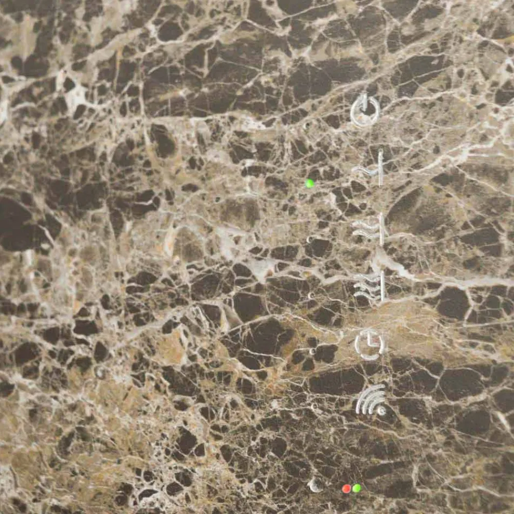 Viadurini Radiators Heizkörper Elektrisch-Infarot Glasheizung Naturstein Jonny Modell