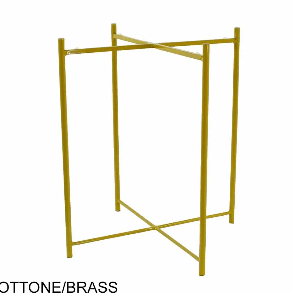 Viadurini Design Moderne Couchtische-Innen- oder Außen-Couchtisch mit Metallstruktur Made in Italy - Carim