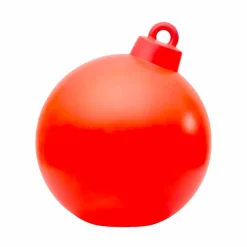 Viadurini Lighting Design Beleuchtung|Designer Stehlampen-Innen- oder Außendekor Lampe Roter, weißer Weihnachtsball - Pallastar