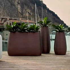 Myyour Gartenideen-Innen- oder Außenvase, Kunststoff-Pflanzgefäß 3 Abmessungen, 2 Stück - Pandora von