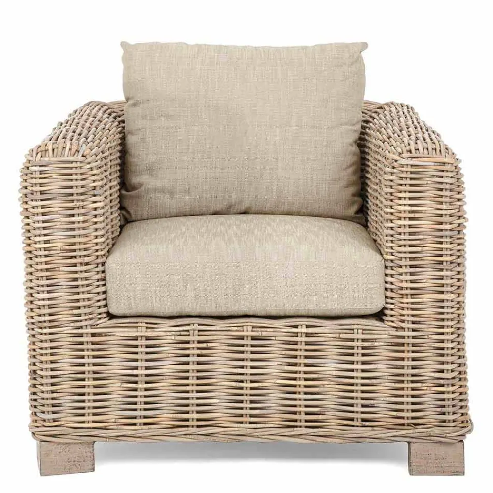 Viadurini in the Garden Sessel Rattan-Innen- und Außen-Rattansessel von Homemotion - Ceara Design