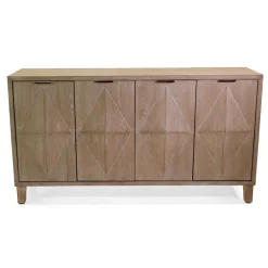 Viadurini Living Sideboards-Innenschrank mit 4 Türen mit MDF-Furnier und Tannenholzfüßen - Tempesta
