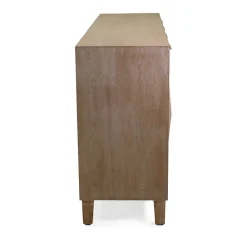 Viadurini Living Sideboards-Innenschrank mit 4 Türen mit MDF-Furnier und Tannenholzfüßen - Tempesta