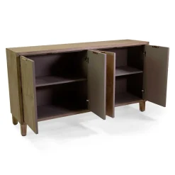 Viadurini Living Sideboards-Innenschrank mit 4 Türen mit MDF-Furnier und Tannenholzfüßen - Tempesta