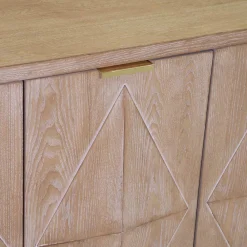 Viadurini Living Sideboards-Innenschrank mit 4 Türen mit MDF-Furnier und Tannenholzfüßen - Tempesta