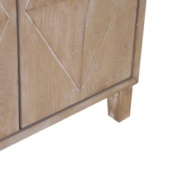 Viadurini Living Sideboards-Innenschrank mit 4 Türen mit MDF-Furnier und Tannenholzfüßen - Tempesta