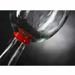 Viadurini Living Deko Vasen-Innenvase aus Muranoglas mit roten Details Made in Italy - Copernicus