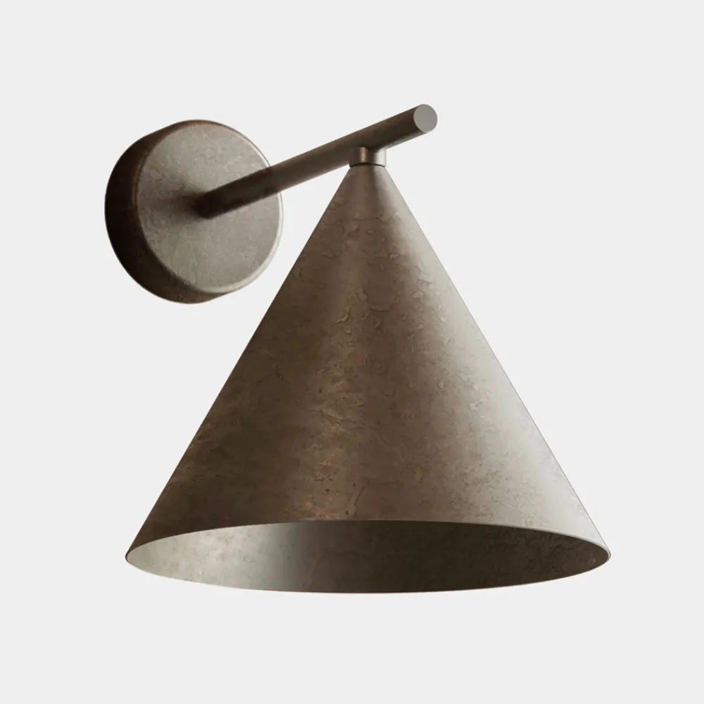 Viadurini Lighting Vintage Wandleuchten-Innenwandleuchte aus Eisen, hergestellt in Italien – Rain