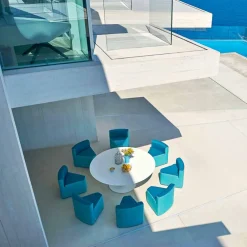 Varaschin Gartentische Fest-In&out Gartentisch + 8 Loungestühle Big