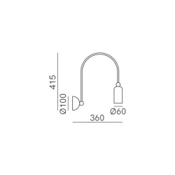 Viadurini Lighting Vintage Wandleuchten-Inteno Wandleuchte in verschiedenen Ausführungen, hergestellt in Italien – Lady