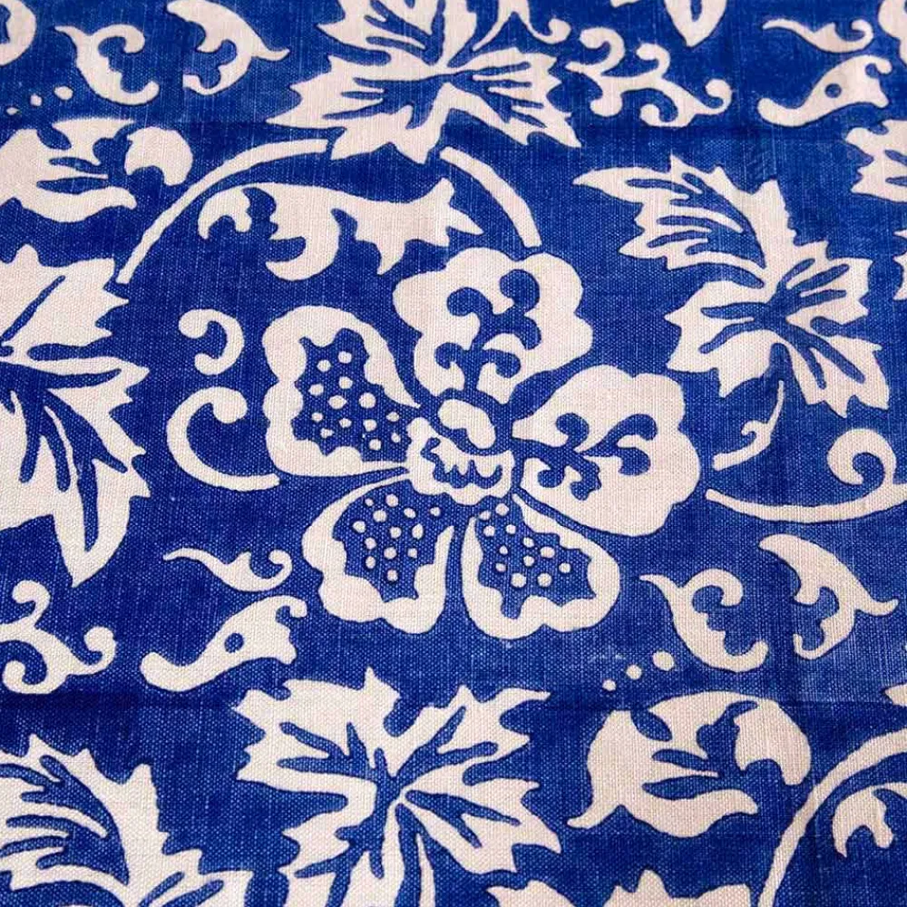 Viadurini by Marchi 1633 Tischdecken-Italienische handwerkliche Tischdecke 100% Leinen mit Handabdruck Unikat