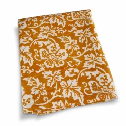 Viadurini by Marchi 1633 Tischdecken-Italienische handwerkliche Tischdecke 100% Leinen mit Handabdruck Unikat