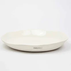 Viadurini Kitchen Geschirr Teller-Italienische Luxus weiße Porzellan Runde Servierteller - Arcimaesta