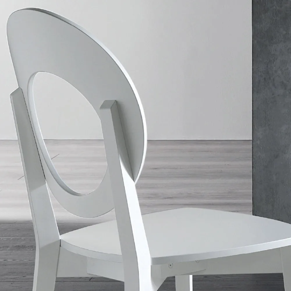 Viadurini Living Moderne Stühle-Italienischer Design-Küchenstuhl aus massivem Buchenholz - Marrine