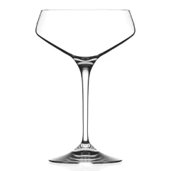 Viadurini Kitchen Italienisches Kristallgeschirr-Italienischer Ökologischer Kristall Champagner Kelch Set 12 Stück - Etera