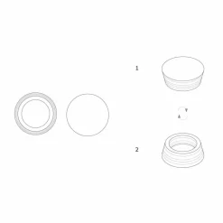 Viadurini Kitchen Küchenzubehör-Italienischer Luxusbehälter aus laminiertem Marmor - Leonida