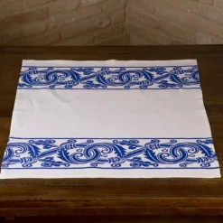 Viadurini by Marchi 1633 Geschirrtücher - Küchenhandtücher-Italienisches handgefertigtes Leinengeschirrtuch mit handbedruckter Zeichnung