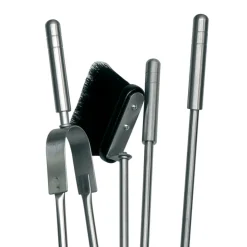 Viadurini Fire Design Kaminbesteck-Kaminbesteckhalter mit 4 Werkzeugen im Lieferumfang enthalten, hergestellt in Italien – Merlo